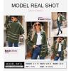 image:imageDokotoo Womens 2024 Fall Long Sleeve Striped Sweater Open Front Chunky Cable Knit Cardigans Sweaters Button Outerwear Coats