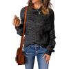 image:imageDokotoo Womens 2024 Winter Oversized Sweaters Long Sleeve Turtleneck High Neck Sweater Chunky Pullover Jumper Outwear