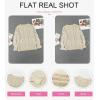 image:imageDokotoo Womens Crewneck Crochet Lace Long Sleeve Hollow Out Cable Knit Sweaters Pullover TopsA Apricot
