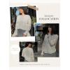 image:imageDokotoo Womens Crewneck Crochet Lace Long Sleeve Hollow Out Cable Knit Sweaters Pullover TopsA Gray