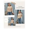 image:imageDokotoo Womens Crewneck Crochet Lace Long Sleeve Hollow Out Cable Knit Sweaters Pullover TopsA Khaki