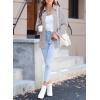 image:imageDokotoo Womens Fall Oversized Long Sleeve Shacket Jackets 2024 Button Down Coats with PocketsGray