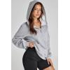 image:imageDokotoo Womens Hoodies Oversized Sweatshirts Half Zip Fleece Long Sleeve Casual Pullover Hooded Sweatshirt Tops