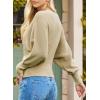 image:imageDokotoo Womens Sweaters Off The Shoulder 2025 Fall Batwing Casual Loose Fashion Sweater PulloversApricot
