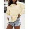 image:imageDokotoo Womens Sweatshirt 2024 Crewneck Long Sleeve Casual Loose Pullover Sweatshirts Tops ShirtsA Apricot