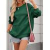 image:imageDokotoo Womens Tops Long Sleeve Tunic Tops Loose Fit Dressy Casual Blouses Crewneck Pullover Tops Fall Outfits 2024