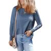image:imageDokotoo Long Sleeve Shirts for Women Workout Womens Tops BlouseBlue a