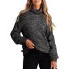 image:imageDokotoo Womens 2024 Winter Oversized Sweaters Long Sleeve Turtleneck High Neck Sweater Chunky Pullover Jumper Outwear