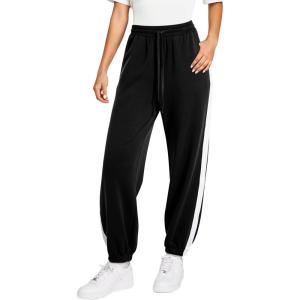 image:imageDokotoo Womens Color Block Casual Baggy Sweatpants High Waisted Joggers Knits Pants with Drawstring Waist Slant Pocket Black Medium