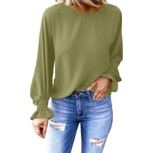 image:imageDokotoo Womens Crew Neck TShirtT Green