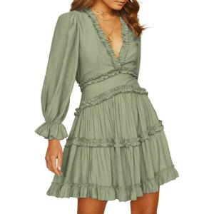 image:imageDokotoo womens ModernSolid Green 2