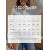 image:imageDokotoo Button Down Shirts for Women Dressy Casual Ruffle Lace Collared Chiffon Blouse Long Sleeve Business Work TopsGreen