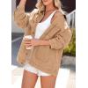 image:imageDokotoo Jean Jacket Women Trendy Fall Fashion Long Sleeve Denim Jacket Corduroy Collar Barn Jackets Oversized Coat 2025Mustard