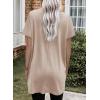 image:imageDokotoo Summer Dresses for Women 2026 Short Sleeve T Shirt Dress Loose Mini Dresses with PocketsA1 Khaki