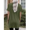 image:imageDokotoo Summer Dresses for Women 2026 Short Sleeve T Shirt Dress Loose Mini Dresses with PocketsA14 Green