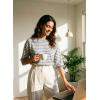 image:imageDokotoo Sweatshirt for Women Long Sleeve Striped Oversized Sweatshirts Casual Crewneck Pullover Top 2026 Summer OutfitsSky Blue Stripe