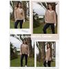 image:imageDokotoo V Neck T Shirts for Women Spring Fashion 2026 Business Casual Top Basic Tees Dressy BlousesApricot