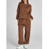 image:imageDokotoo Womens 2 Piece Outfits Casual Long Sleeve Sweatsuits Sets Comfy Pullover Tracksuits and Sweatpants with Pockets