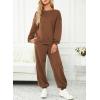 image:imageDokotoo Womens 2 Piece Outfits Casual Long Sleeve Sweatsuits Sets Comfy Pullover Tracksuits and Sweatpants with Pockets