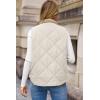 image:imageDokotoo Womens 2025 Fall Vests Sleeveless Fleece Jacket Zip Up Pockets Warm Coat Winter ClothingBeige