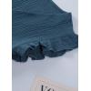 image:imageDokotoo Womens 2026 Cute V Neck Ruffle Sleeveless Shirts Elegant Tank Tops BlousesBlue