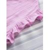 image:imageDokotoo Womens 2026 Cute V Neck Ruffle Sleeveless Shirts Elegant Tank Tops BlousesPurple