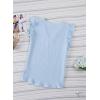 image:imageDokotoo Womens 2026 Cute V Neck Ruffle Sleeveless Shirts Elegant Tank Tops BlousesSky Blue