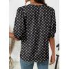image:imageDokotoo Womens 34 Length Sleeve Womens Tops Dressy Casual Blouses V Neck ShirtsBlack