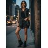 image:imageDokotoo Womens Casual Denim Vest Sleeveless Jacket Vest with PocketsBlack