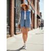 image:imageDokotoo Womens Casual Denim Vest Sleeveless Jacket Vest with PocketsBlue