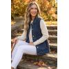 image:imageDokotoo Womens Casual Denim Vest Sleeveless Jacket Vest with PocketsSail Blue