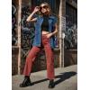 image:imageDokotoo Womens Casual Denim Vest Sleeveless Jacket Vest with PocketsSail Blue