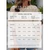 image:imageDokotoo Womens Casual Summer Tops Crew Neck Short Sleeve Drawstring T Shirts Basic Tee Tunic BlousesCoffee