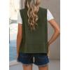image:imageDokotoo Womens Corduroy Vests Outerwear 2025 ButtonDown Lightweight Waistcoat Sleeveless Jacket Casual VestFour Leaf Clover