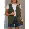 image:imageDokotoo Womens Corduroy Vests Outerwear 2025 ButtonDown Lightweight Waistcoat Sleeveless Jacket Casual VestFour Leaf Clover