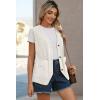 image:imageDokotoo Womens Corduroy Vests Outerwear 2025 ButtonDown Lightweight Waistcoat Sleeveless Jacket Casual VestWhite
