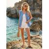 image:imageDokotoo Womens Denim Vest Sleeveless Button Down Jean Vest Waistcoat Jacket with PocketsSky Blue