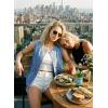 image:imageDokotoo Womens Denim Vest Sleeveless Button Down Jean Vest Waistcoat Jacket with PocketsSky Blue