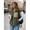 image:imageDokotoo Womens Fleece Jacket Vest Sleeveless Fuzzy Sherpa Jackets Zip Up Oversized Casual Coats Fall Winter Womens Tops 2025Christmas Green