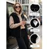 image:imageDokotoo Womens Fleece Jacket Vest Sleeveless Fuzzy Sherpa Jackets Zip Up Oversized Casual Coats Fall Winter Womens Tops 2025Midnight Black