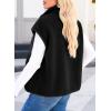 image:imageDokotoo Womens Fleece Jacket Vest Sleeveless Fuzzy Sherpa Jackets Zip Up Oversized Casual Coats Fall Winter Womens Tops 2025Midnight Black