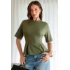 image:imageDokotoo Womens Peplum Tops Summer Babydoll Short Sleeve T Shirts Casual Dressy Going Out Fashion Trendy Y2K ClothesGreen
