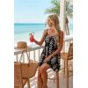 image:imageDokotoo Womens Summer Dresses Floral V Neck Spaghetti Strap Flowy Boho Dresses SundressBlack