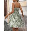 image:imageDokotoo Womens Summer Dresses Floral V Neck Spaghetti Strap Flowy Boho Dresses SundressGreen