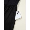 image:imageDokotoo Womens Summer Sleeveless Maxi Dress 2026 Casual Crewneck Twist Knot Stretch a Line Cocktail Dress with PocketBlack
