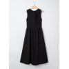 image:imageDokotoo Womens Summer Sleeveless Maxi Dress 2026 Casual Crewneck Twist Knot Stretch a Line Cocktail Dress with PocketBlack