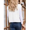 image:imageDokotoo Womens Vest Tops 2026 Zipper Up Cap Sleeve Side Pockets Waffle Knit Sleeveless Oversized VestsWhite