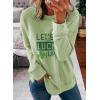 image:imageDokotoo Womens Casual Crew Neck Sweatshirt Loose Soft Long Sleeve Pullover TopsS Green