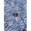 image:imageDokotoo Womens Summer Tops 2026 Short Sleeve Button V Neck Waffle Knit Lightweight Drawstring Hoodies Casual Blouses ShirtsSky Blue