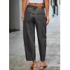 image:imageDokotoo Casual Jeans for Women Loose Baggy Wide Leg Jeans Woman High Waisted Stretchy Denim Pants with PocketsGrey